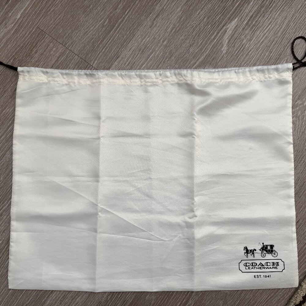 Coach 19.75"w x 15"h Drawstring DUST BAG for Shoes/Handbags